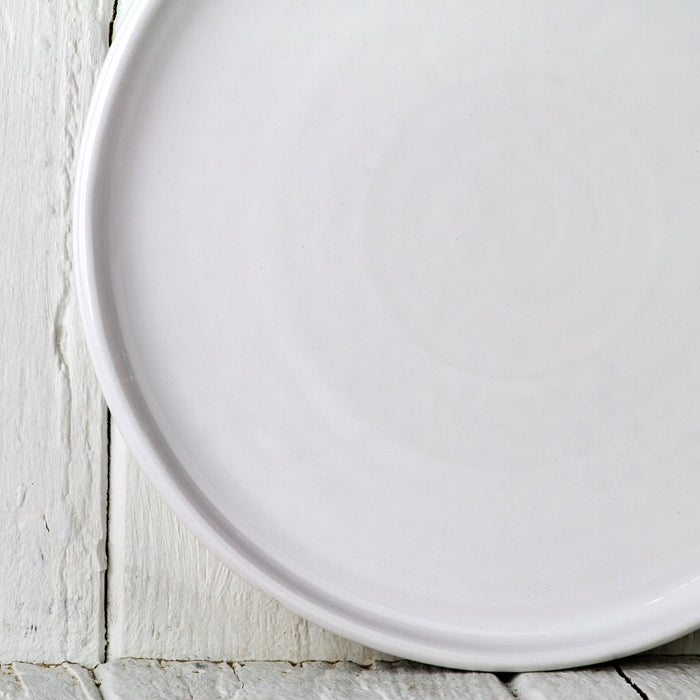White Ceramic Salad Plate