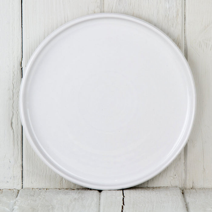 White Ceramic Salad Plate