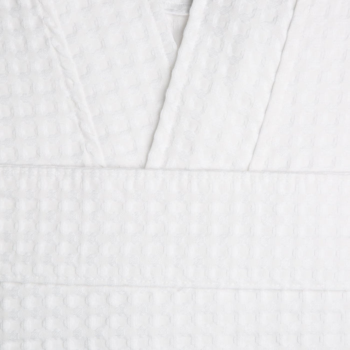 Large White Cotton Kimono Robe