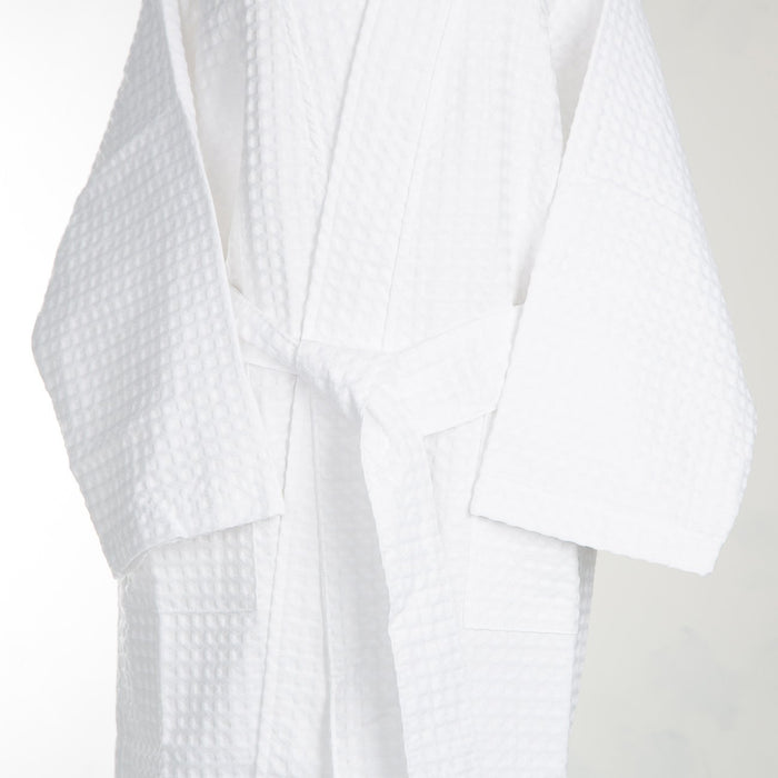Small White Cotton Kimono Robe