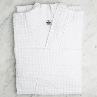 Small White Cotton Kimono Robe