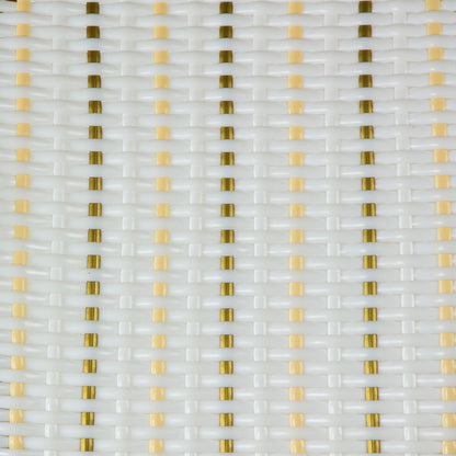 White, Cream & Gold Mediterranean Bistro Chair (B)