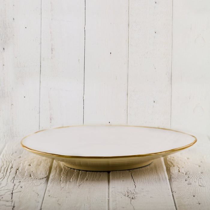 White Dessert Plate