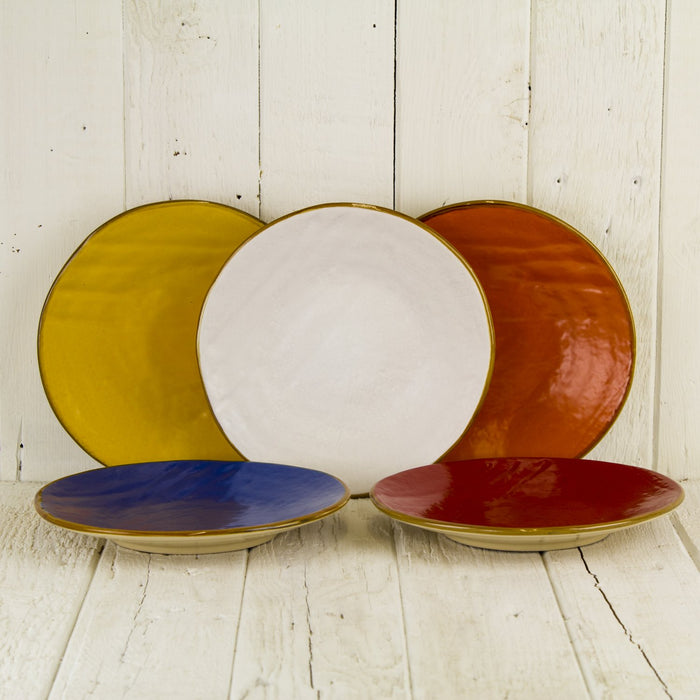 White Dessert Plate