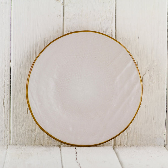 White Dessert Plate