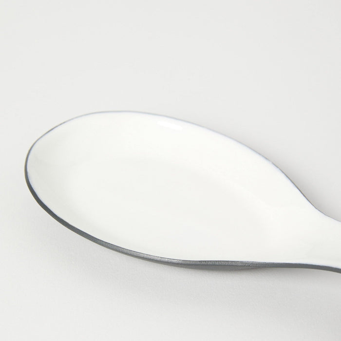White Enamel Spoon Rest