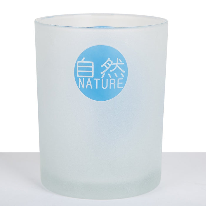 White Frosted Japanese Votive