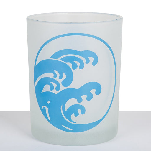 White Frosted Japanese Votive