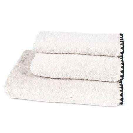 White Issey Large Bath Towel — Maison Midi