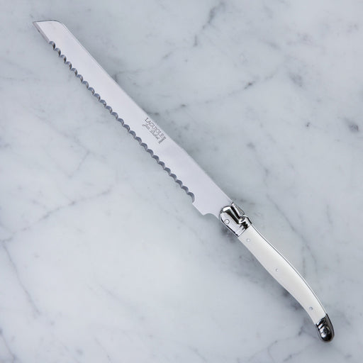 White Laguiole Bread Knife