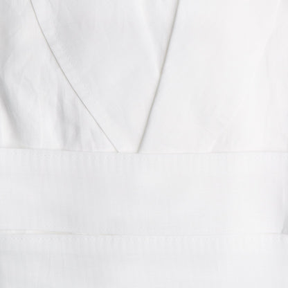 Large Chic White Linen Robe