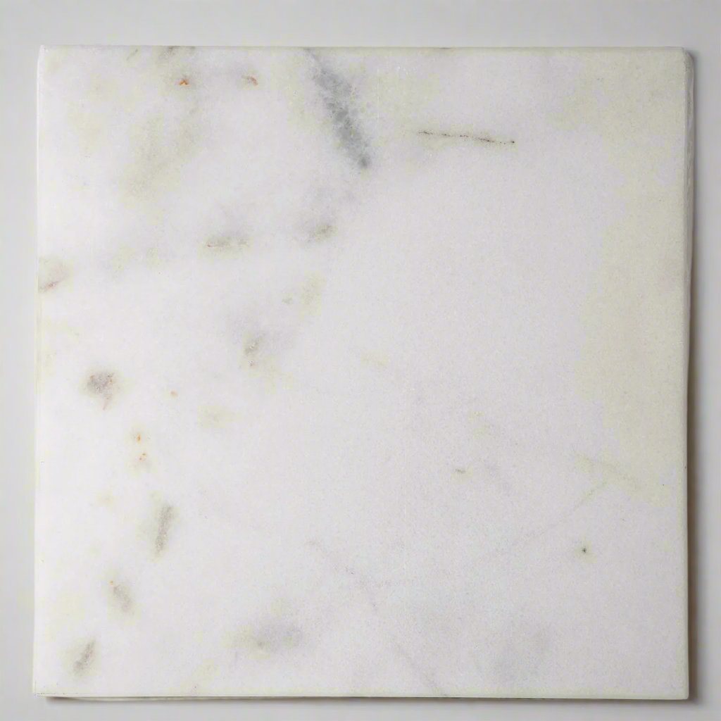 White Marble Square Serving Board