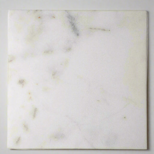 White Marble Square Serving Board