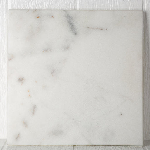 White Marble Square Serving Board