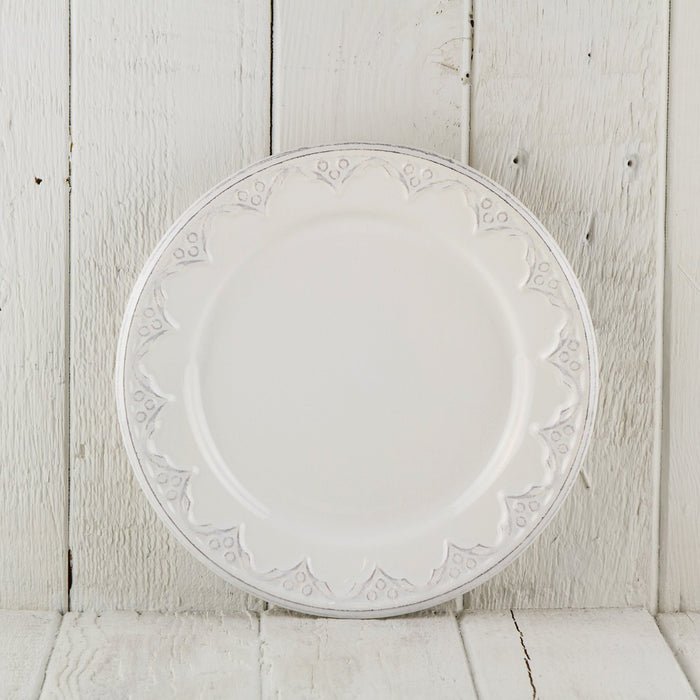 White Marie Dessert Plate