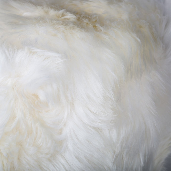White Nordic Sheep Stool 