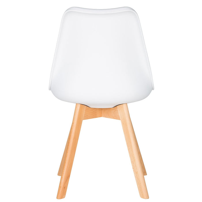 White Scandinavian Tulip Chair