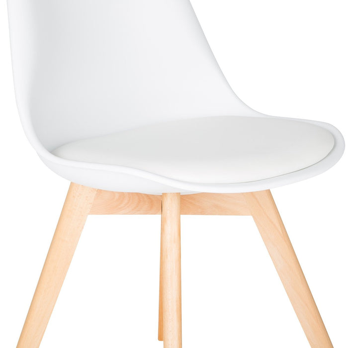 White Scandinavian Tulip Chair