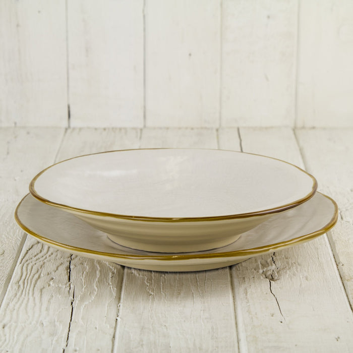 White Soup Bowl