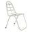 White Vintage Iron Chair with Assorted Vintage Cushion
