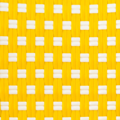 Yellow & White Mediterranean Bistro Armchair (B)