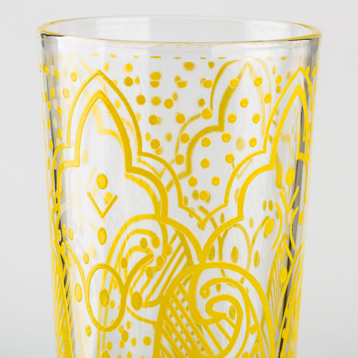 Yellow Chiba Moroccan Water Glass