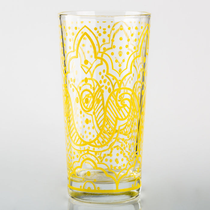 Yellow Chiba Moroccan Water Glass