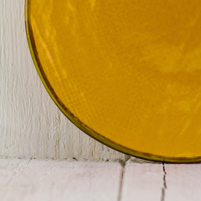Yellow Dessert Plate